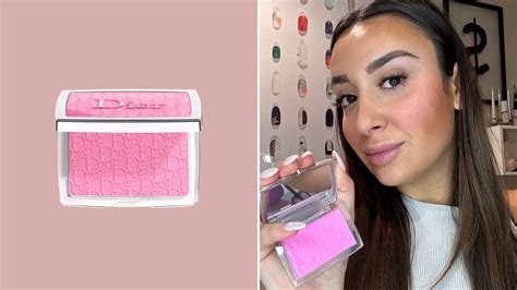 christian dior blush|dior blush with flushed cheeks.